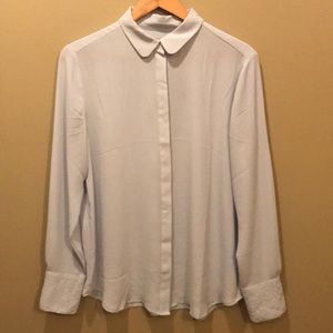 Peter Pan collar blouse sz M